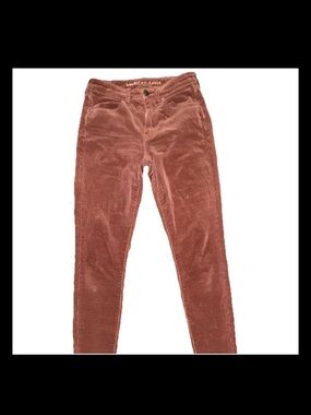 American Eagle Outfitters Corduroy Pants in Rust